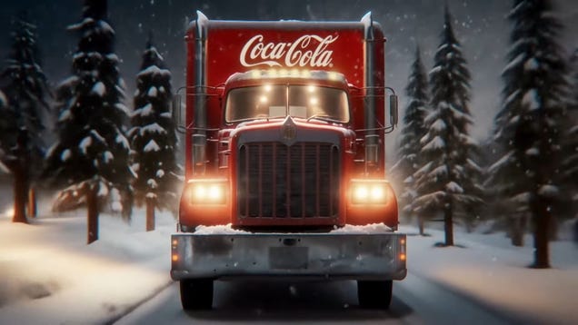 Coca-Cola’s New Christmas Ad Was Made With AI And Looks Terrible