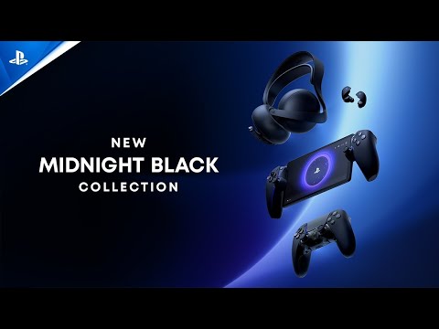 (For Southeast Asia) New Midnight Black Collection of PS5 accessories launches next month