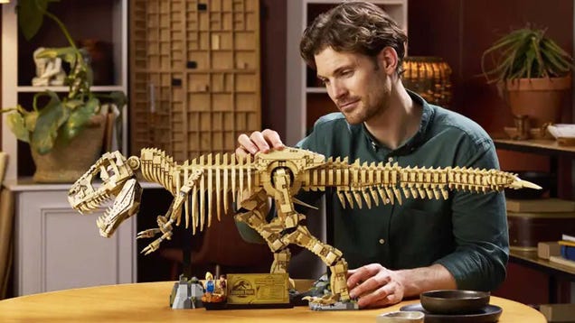 New Lego T-Rex Is Over 3 Feet Long And Contains 3K+ Pieces