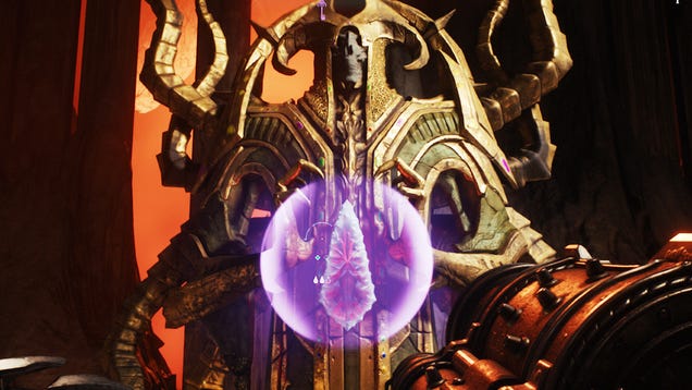You Need To Smash Up These Creepy Wolf Statues In Doom: The Dark Ages’ ‘Ancestral Forge’ Level
