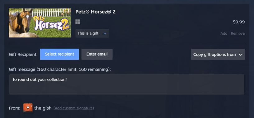 Gifting made easier